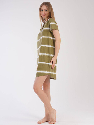 Купить Хлопковая ночная сорочка с пуговицами VIENETTA 2114301419 в Украина в Lingerie.ua - Одяг для дому та відпочинку, Фото 5