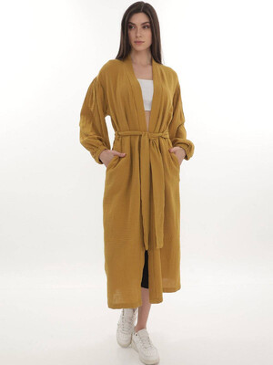 Купить Муслиновое кимоно с длинным рукавом V SoftShow 003 в Украина в Lingerie.ua - Одяг для дому та відпочинку, Фото 7