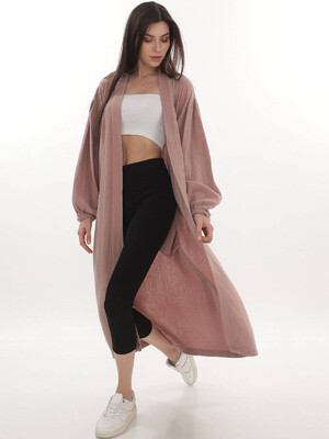 Купить Муслиновое кимоно с длинным рукавом V SoftShow 003 в Украина в Lingerie.ua - Одяг для дому та відпочинку, Фото 4