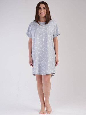 Купить Хлопковая ночная сорочка большого размера VIENETTA 2123521089 в Украина в Lingerie.ua - Одяг для дому та відпочинку, Видео