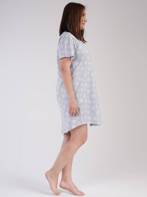 Купить Хлопковая ночная сорочка большого размера VIENETTA 2123521089 в Украина в Lingerie.ua - Одяг для дому та відпочинку, Фото 2