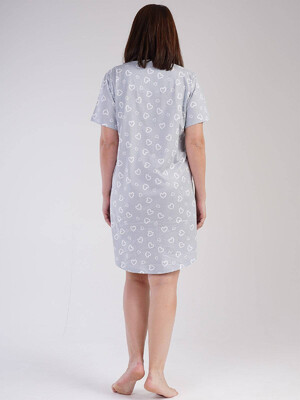 Купить Хлопковая ночная сорочка большого размера VIENETTA 2123521089 в Украина в Lingerie.ua - Одяг для дому та відпочинку, Фото 3