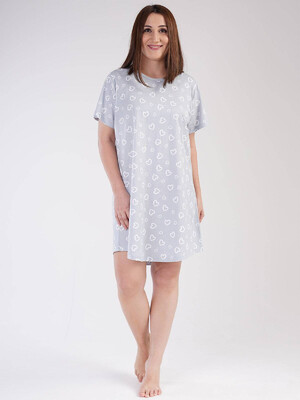 Купить Хлопковая ночная сорочка большого размера VIENETTA 2123521089 в Украина в Lingerie.ua - Одяг для дому та відпочинку, Фото 5