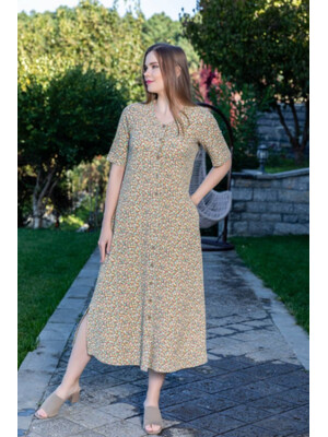 Купить Халат летний в мелкий цветочек COCOON J5-5021 в Украина в Lingerie.ua - Одяг для дому та відпочинку, Фото 1