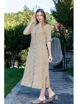 Купить Халат летний в мелкий цветочек COCOON J5-5021 в Украина в Lingerie.ua - Одяг для дому та відпочинку, Фото 4