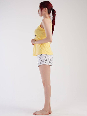 Купить Хлопковая пижама с шортами VIENETTA 2122454467 в Украина в Lingerie.ua - Одяг для дому та відпочинку, Фото 2