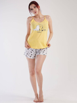 Купить Хлопковая пижама с шортами VIENETTA 2122454467 в Украина в Lingerie.ua - Одяг для дому та відпочинку, Фото 5