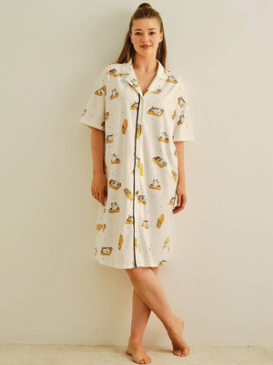 Купить Хлопковый халат на пуговицах HAYS 27427 в Украина в Lingerie.ua - Одяг для дому та відпочинку, Фото 10