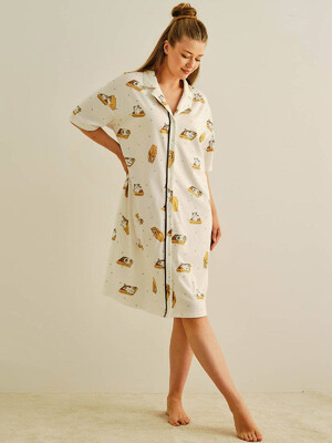 Купить Хлопковый халат на пуговицах HAYS 27427 в Украина в Lingerie.ua - Одяг для дому та відпочинку, Фото 9