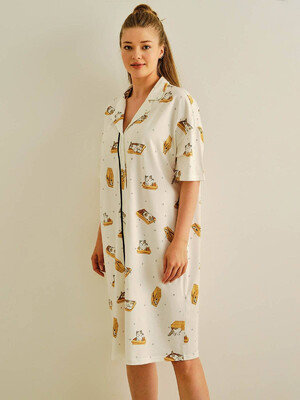 Купить Хлопковый халат на пуговицах HAYS 27427 в Украина в Lingerie.ua - Одяг для дому та відпочинку, Фото 11