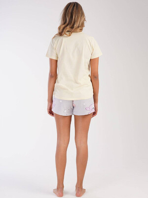 Купить Хлопковая пижама с шортами VIENETTA 2121941510 в Украина в Lingerie.ua - Одяг для дому та відпочинку, Фото 4