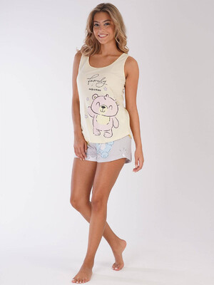 Купить Хлопковый комплект с шортами VIENETTA 2121951510 в Украина в Lingerie.ua - Одяг для дому та відпочинку, Фото 2