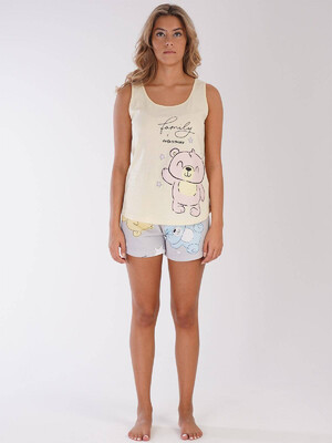 Купить Хлопковый комплект с шортами VIENETTA 2121951510 в Украина в Lingerie.ua - Одяг для дому та відпочинку, Фото 3