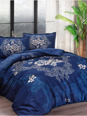 Купить Постельный комплект двуспальный TAC Saten Florian (сатин) в Украина в Lingerie.ua - Одяг для дому та відпочинку, Фото 1