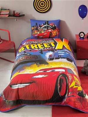 Купить Хлопковое покрывало TAC Disney Cars Nitroade с наволочкой в Украина в Lingerie.ua - Одяг для дому та відпочинку, Фото 1