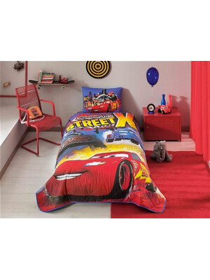 Купить Хлопковое покрывало TAC Disney Cars Nitroade с наволочкой в Украина в Lingerie.ua - Одяг для дому та відпочинку, Фото 2