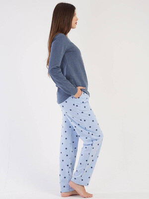 Купить Байковый комплект домашний с брюками VIENETTA 3032761838 в Украина в Lingerie.ua - Одяг для дому та відпочинку, Фото 3