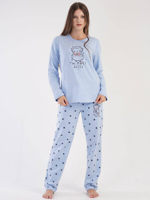 Купить Байковый комплект домашний с брюками VIENETTA 3032761838 в Украина в Lingerie.ua - Одяг для дому та відпочинку, Фото 6