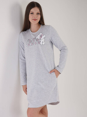 Купить Байковая туника с карманами VIENETTA 3032070000  в Украина в Lingerie.ua - Одяг для дому та відпочинку, Фото 7