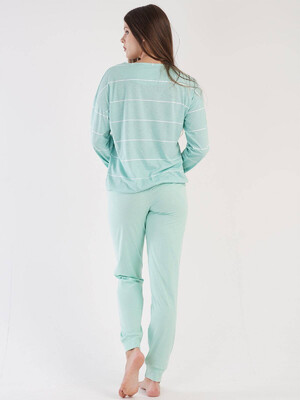 Купить Хлопковая пижама с брюками VIENETTA 3031211737 в Украина в Lingerie.ua - Одяг для дому та відпочинку, Фото 4