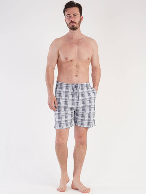 Купить Хлопковые шорты в клетку GAZZAZ 3040021012  в Украина в Lingerie.ua - Одяг для дому та відпочинку, Фото 1