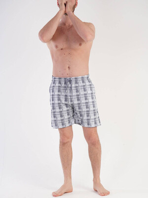 Купить Хлопковые шорты в клетку GAZZAZ 3040021012  в Украина в Lingerie.ua - Одяг для дому та відпочинку, Фото 2