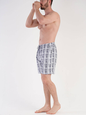 Купить Хлопковые шорты в клетку GAZZAZ 3040021012  в Украина в Lingerie.ua - Одяг для дому та відпочинку, Фото 5