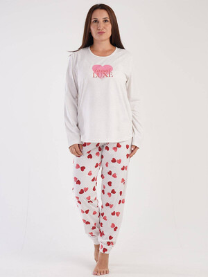 Хлопковая пижама с длинным рукавом VIENETTA 3040051853