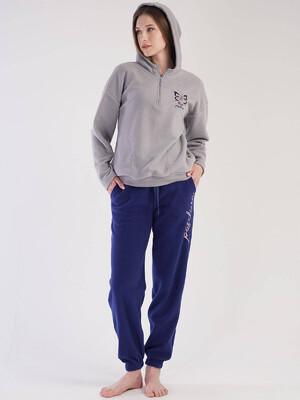 Флісовий домашній костюм із капюшоном VIENETTA 3030490000