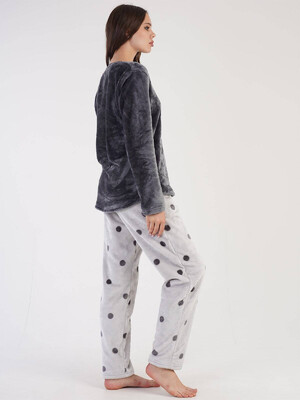 Купить Теплый плюшевый домашний костюм VIENETTA 3040652874 в Украина в Lingerie.ua - Одяг для дому та відпочинку, Фото 6