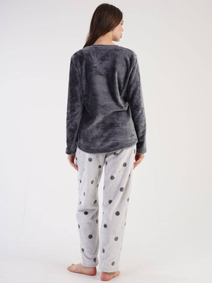 Купить Теплый плюшевый домашний костюм VIENETTA 3040652874 в Украина в Lingerie.ua - Одяг для дому та відпочинку, Фото 8