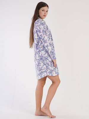 Купить Трикотажный халат-рубашка  VIENETTA 3051630557 в Украина в Lingerie.ua - Одяг для дому та відпочинку, Фото 6