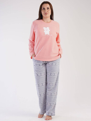 Купить Флисовый теплый домашний костюм VIENETTA 3030253972 в Украина в Lingerie.ua - Одяг для дому та відпочинку, Фото 2