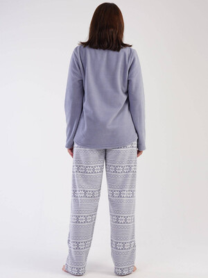 Купить Флисовый теплый домашний костюм VIENETTA 3030253972 в Украина в Lingerie.ua - Одяг для дому та відпочинку, Фото 3