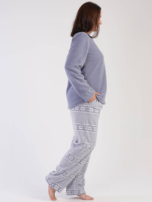 Купить Флисовый теплый домашний костюм VIENETTA 3030253972 в Украина в Lingerie.ua - Одяг для дому та відпочинку, Фото 4