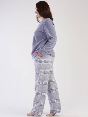 Купить Флисовый теплый домашний костюм VIENETTA 3030253972 в Украина в Lingerie.ua - Одяг для дому та відпочинку, Фото 5