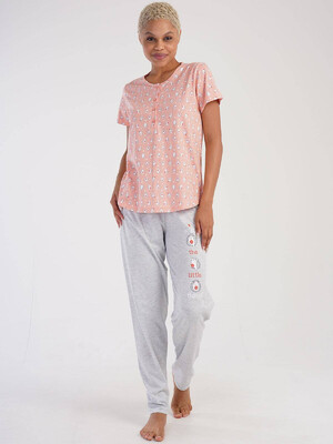 Купить Хлопковый домашний комплект с коротким рукавом VIENETTA 3051563414 в Украина в Lingerie.ua - Одяг для дому та відпочинку, Фото 8