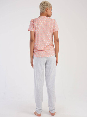 Купить Хлопковый домашний комплект с коротким рукавом VIENETTA 3051563414 в Украина в Lingerie.ua - Одяг для дому та відпочинку, Фото 9