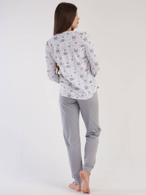 Купить Хлопковый комплект с брюками на манжете VIENETTA 3032630782 в Украина в Lingerie.ua - Одяг для дому та відпочинку, Фото 2