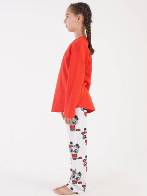 Купить Байковая пижама с брюками VIENETTA KIDS 3032500417 в Украина в Lingerie.ua - Одяг для дому та відпочинку, Фото 3