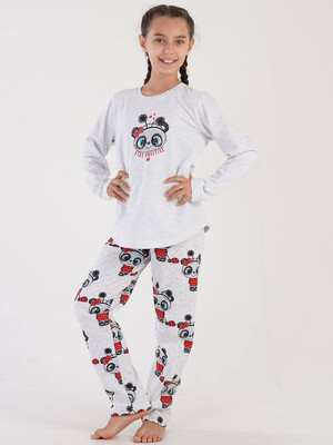 Купить Байковая пижама с брюками VIENETTA KIDS 3032500417 в Украина в Lingerie.ua - Одяг для дому та відпочинку, Фото 5