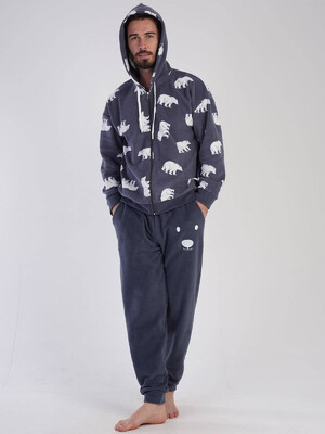 Купить Флисовый костюм с капюшоном VIENETTA MAN 3041790088 в Украина в Lingerie.ua - Одяг для дому та відпочинку, Фото 3