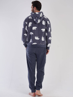 Купить Флисовый костюм с капюшоном VIENETTA MAN 3041790088 в Украина в Lingerie.ua - Одяг для дому та відпочинку, Фото 4