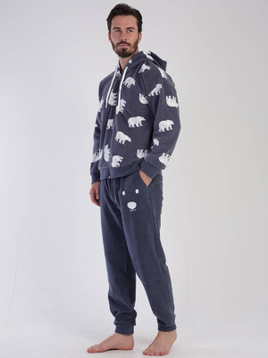 Купить Флисовый костюм с капюшоном VIENETTA MAN 3041790088 в Украина в Lingerie.ua - Одяг для дому та відпочинку, Фото 5