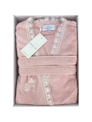 Купить Бамбуковый халат с кружевом MAISON D'OR Celyn Bamboo в Украина в Lingerie.ua - Одяг для дому та відпочинку, Фото 2