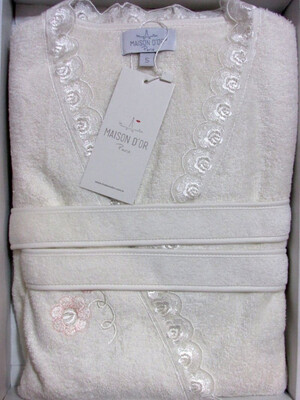 Купить Бамбуковый халат с кружевом MAISON D'OR Celyn Bamboo в Украина в Lingerie.ua - Одяг для дому та відпочинку, Фото 3