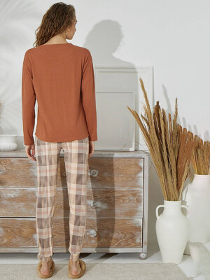 Купить Хлопковый комплект с брюками SEVIM 14915 в Украина в Lingerie.ua - Одяг для дому та відпочинку, Фото 4