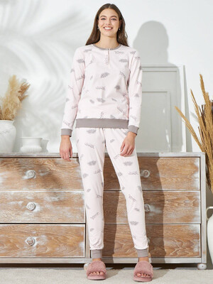 Купить Хлопковая пижама с длинным рукавом SEVIM 14975 в Украина в Lingerie.ua - Одяг для дому та відпочинку, Фото 1