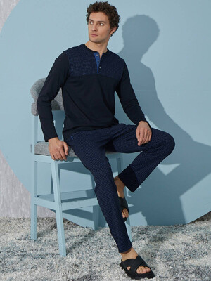 Купить Хлопковый комплект с брюками SEVIM 9419 в Украина в Lingerie.ua - Одяг для дому та відпочинку, Фото 1