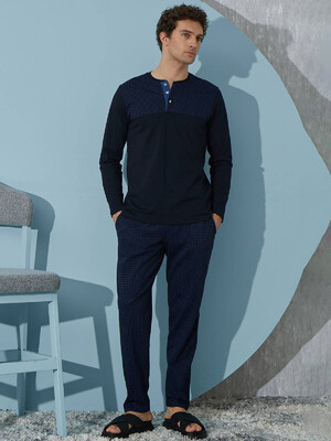 Купить Хлопковый комплект с брюками SEVIM 9419 в Украина в Lingerie.ua - Одяг для дому та відпочинку, Фото 3